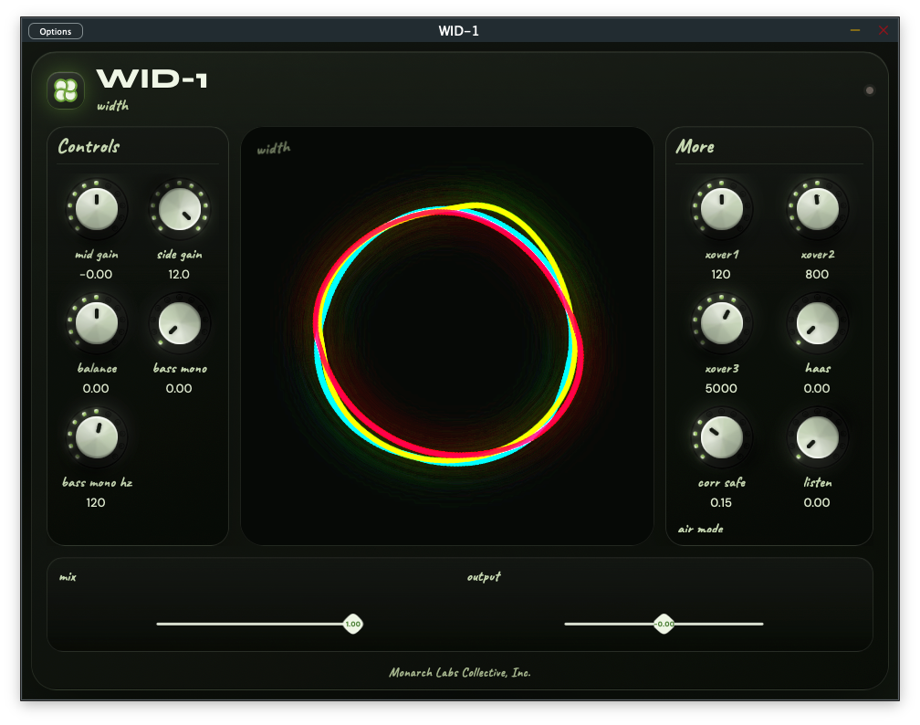 WID-1 plugin UI